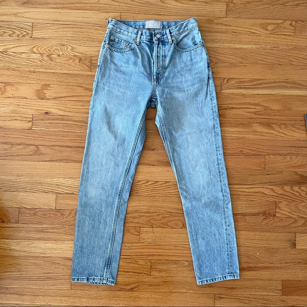 Everlane The High-Rise Cheeky Straight Jean 100% cotton 25 reg